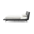 Modern Genuine Leather Soft Bed with Modern Style