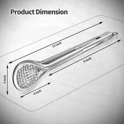 2 Pack BBQ Multi-Purpose Kitchen Grilling Barbecue Stainless Steel Grill Tongs