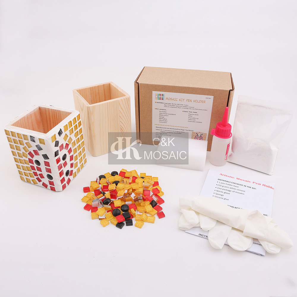 Penholder Glass Mosaic Kits