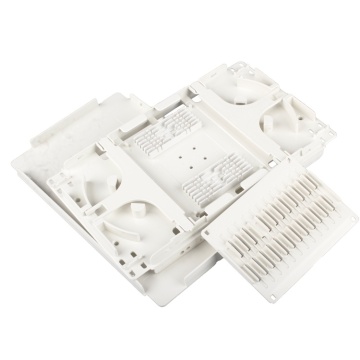 คาสเซ็ตพลาสติก Geteknet 12coRES 24 คะแนน FTTH 12port Fiber Optic Splice ถาด