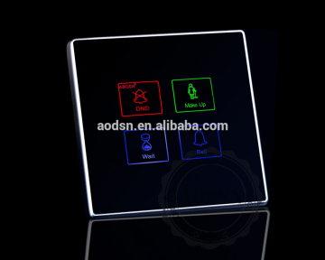 Hotel guest room doorbell with room number,do not disturb 220V