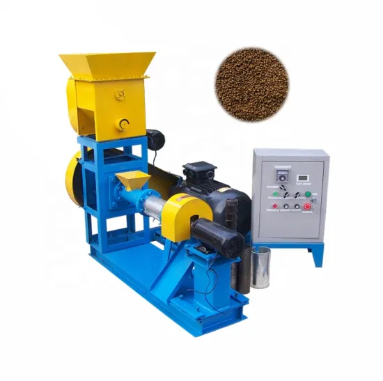 Fish Feed Pellet Puffing Machine for Pet and Aquatic Feed - Dry Type Dog Food Extruder