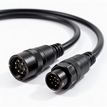 M12 to RJ45 Field Wireable Circular Connector