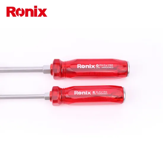 Ronix Wholesale Screwdriver Bits Of PHillips Slotted S2 / CR-V Hammering Screwdriver Model RH-2962 / 2983