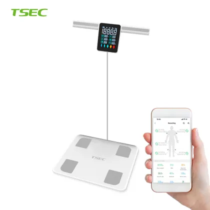 Smart Body Composition Analysis Fitness Health Meter - 180kg Weight BMI Measurement BIA Weighing Scale
