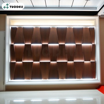 Aluminium aangepast plafond en bekleding LED-licht