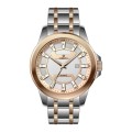 Teaked Dial Men's Watch With Steel Bracelet