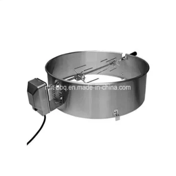 Customized Dimensions Accepted Stainless Steel Charcoal Grill Rotisserie Kit