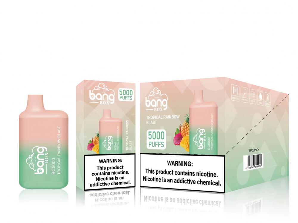 Bang BC 5000Puffs Dispositivo de vapeo desechable 5% NIC