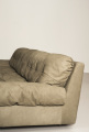 Sofá de couro moderno para móveis de sala de estar