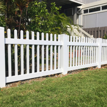 Customized PVC White Picket Fence - Easily Assembled