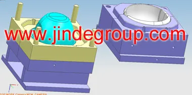customer design OEM commodity plastic basin mould for injection