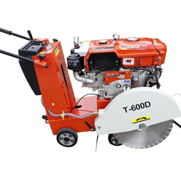 T-600D Blade 600 mm 24 Zoll 22 cm Betonschneider: Wassergekühlte Dieselmotorstraße Schneidmaschine