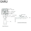 Paddle Water Pump Flow Sensor Switch Water Flow Switch HFS-25 HFS-20 HFS-15 NPT 1" 1/2" 1/4" Liquid Level Controller Switch