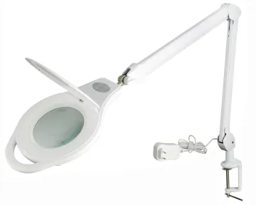 Wholesale LED Magnifier Lamp 5x with Clamp and Light
