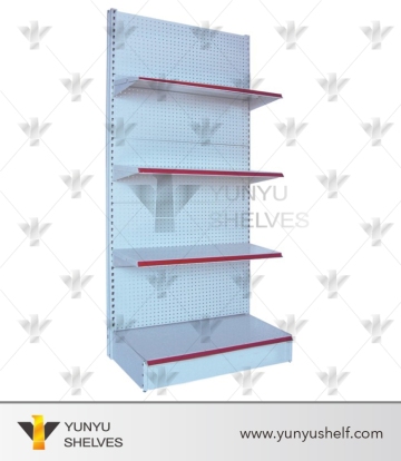 4 layers single sided supermarket shelf accessories