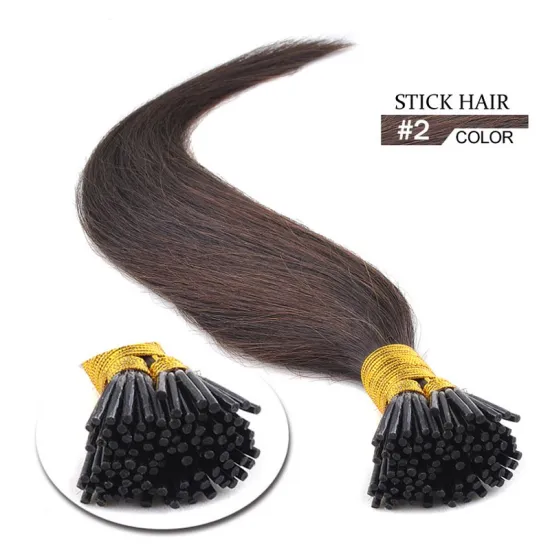 Cheap Indian Virgin Hair Prebonded Extension Human Straight Hair 1G/Strand 100G Keratin Fusion I Tip Hair Extensions