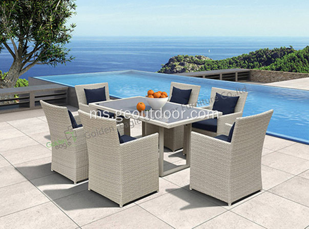 Rectangular Outdoor Dining Table With Chairs