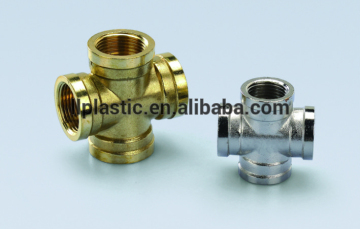 casting brass fittings brass cross