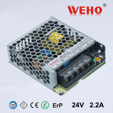 WEHO 30mm new product SMPS 85-264v ac input to 24v dc single output LRS-50-24 switching power supply 24v