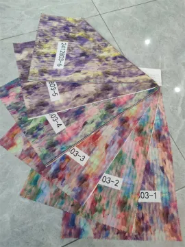 Fashion Stright Striped Stretch Printed Satin Fabrics