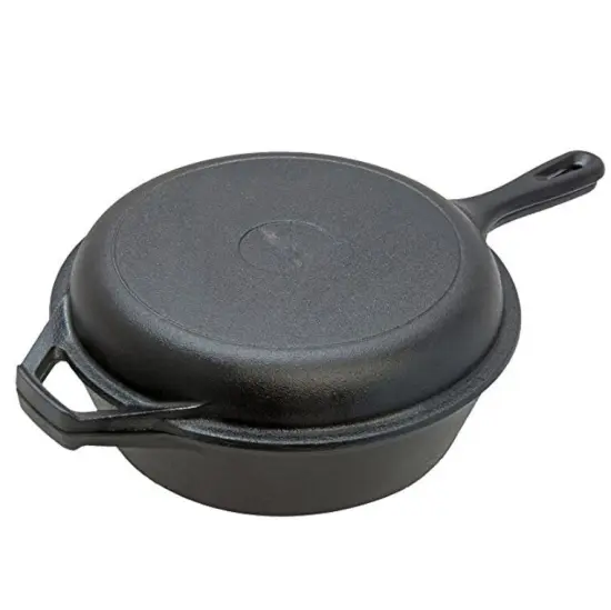 2 In 1 Combo Cooker Set camping outdoors Wholesale Kitchen Cookware Durable Milk Pot And Fry Pan wholesale