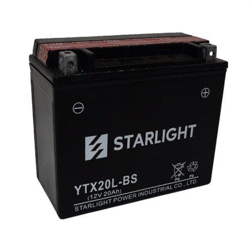 Batteries de moto sans entretien 12V20ah YTX20L-BS