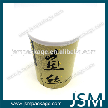 paper packaging tube with easy peel off lid for chips