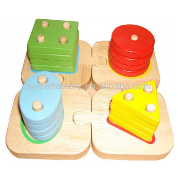Infant toys column shape rings building blocks