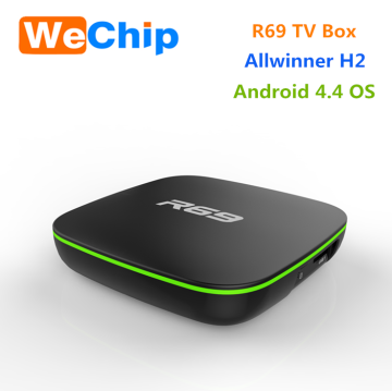 H2 Android 4.4 1G 8G Smart TV Box All-winner R69 set top box