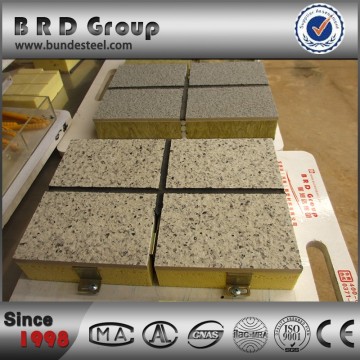 Best price exterior imitation stone wall facade panel for prefab houses