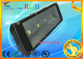 Professional Episar / Brigelux Chip 240w Ac110v - 265v Ip65 Rgb Led Flood Light