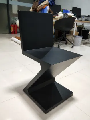 wooden Plywood Zig Zag Chair