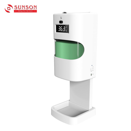 Skin Temperature Screening with Hand Sanitizer Dispenser