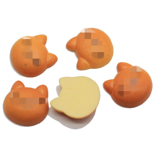 Hars Bear Head Cookies Dessert Flat terug Cabochon miniatuur Food Art Supply decoratie charme