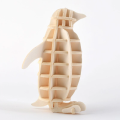 クリエイティブ 3D ペンギン木製ジグソーパズル