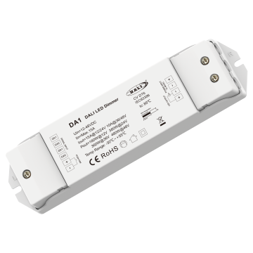 Skydance DA1 DALI 2 1 Channel Constant Voltage LED Dimmer - DALI DT6 Controller 15A PWM Dimming