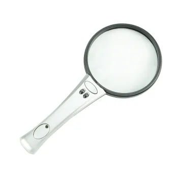 2.5X6X Magnifying Glass with LED Light for Elderly Reading and Low Vision Aids