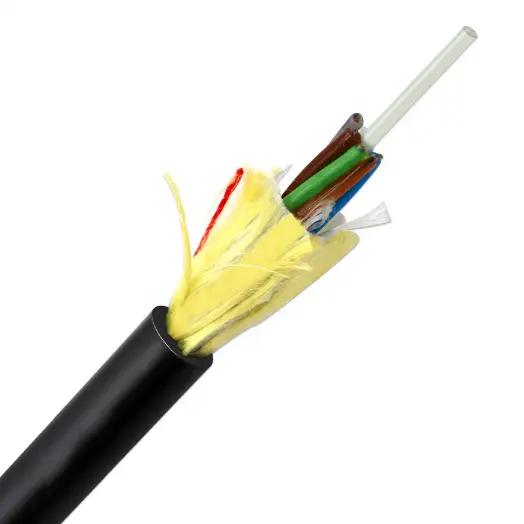 Outdoor Single Jacket Aerial ADSS Fiber Optic Cable
