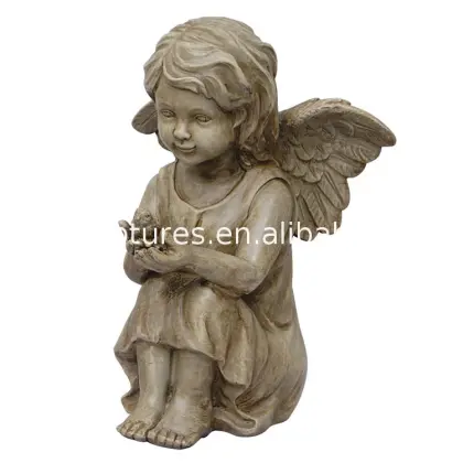 Wholesale stone little sleeping angel statue sculpture