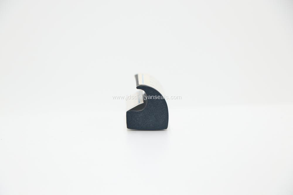 Hook shape solid core sponge rubber seal packing