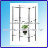 BA-3101A Tier display shelf glass bathroom toilet corner shelf for tv