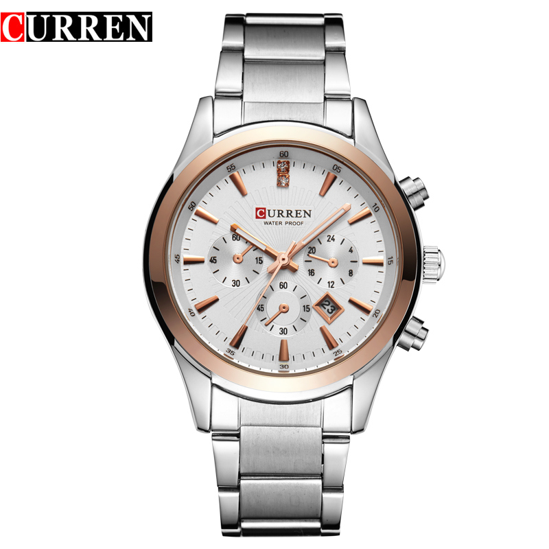 Stainless Steel Luxury Brand Business Watches Men Stainless Steel Luxury Brand Business Watches Men