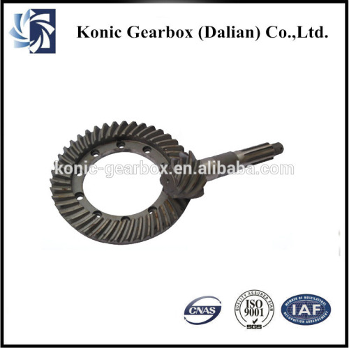 Large gear high rotating steel crown bevel rpm wheel gear