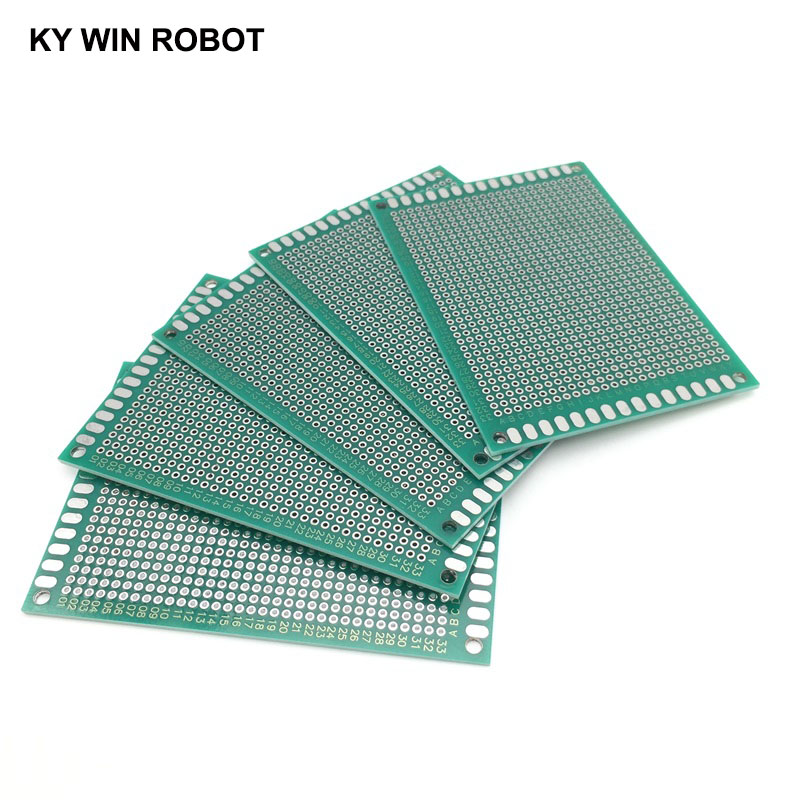 1pcs 7x10cm 70x100 mm Double Side Prototype PCB Universal Printed Circuit Board Protoboard For Arduino