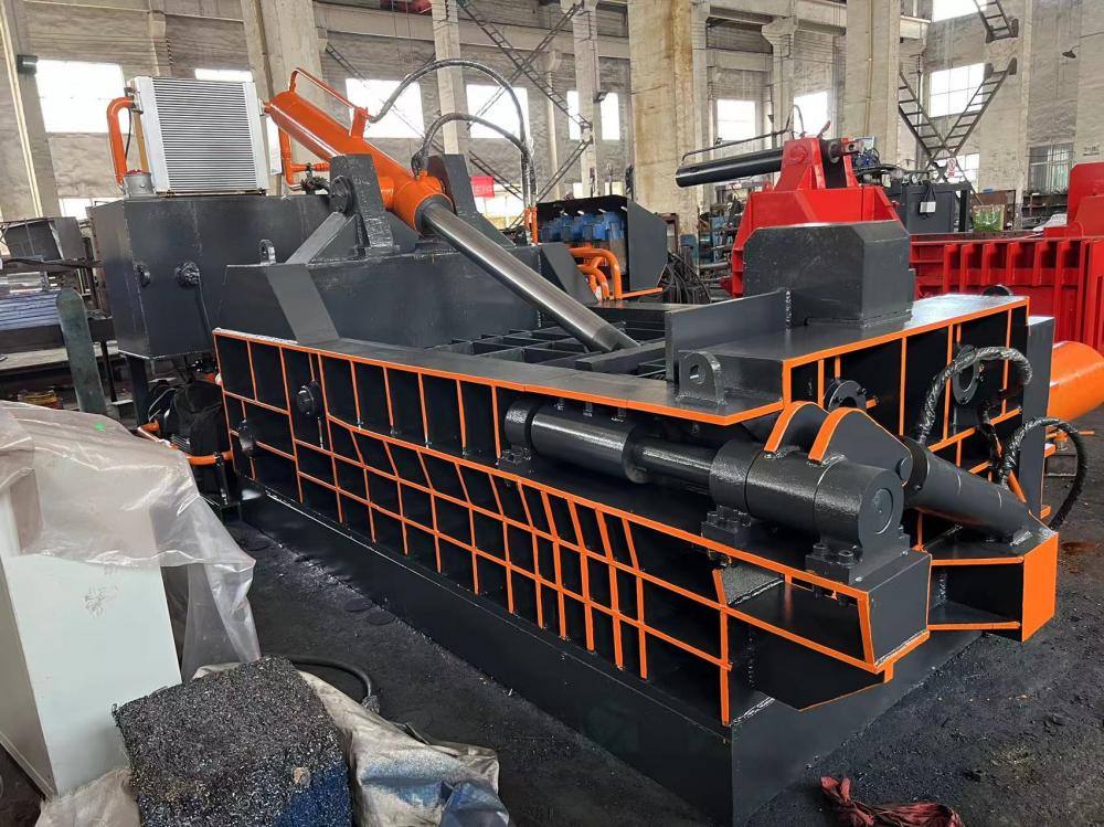 Steel Shavings Scrap Iron Rebar Baler For Recycling