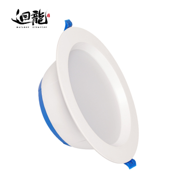 6000K High PF Round LED Downlight 230V 3 Color OEM Design