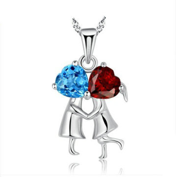 Personalized Design Boy and Gilr Lover Pendants (FQ-90123)