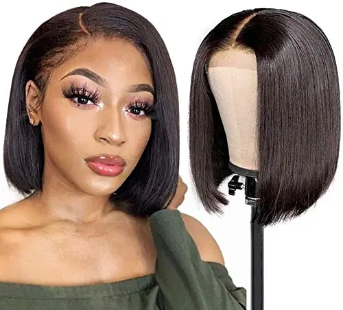 Wholesale Glueless Peruvian Hd Short Lace Bob Wigs Lace Closure Bob Wigs New Arrival Curly Virgin Human Hair Lace Frontal Wig