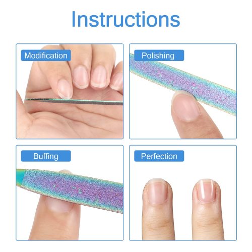 6 Pcs Diamond Nail File